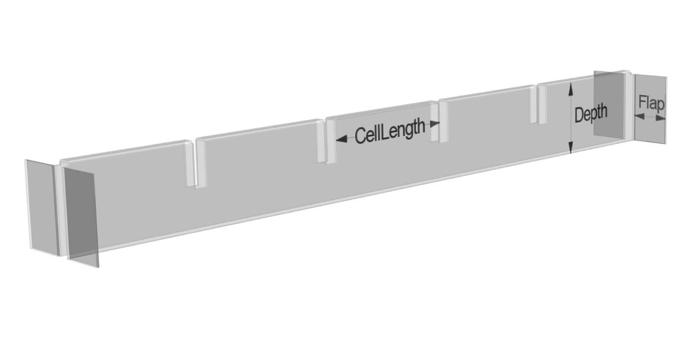 R017_DisplayDivider2 5Cell - View 1